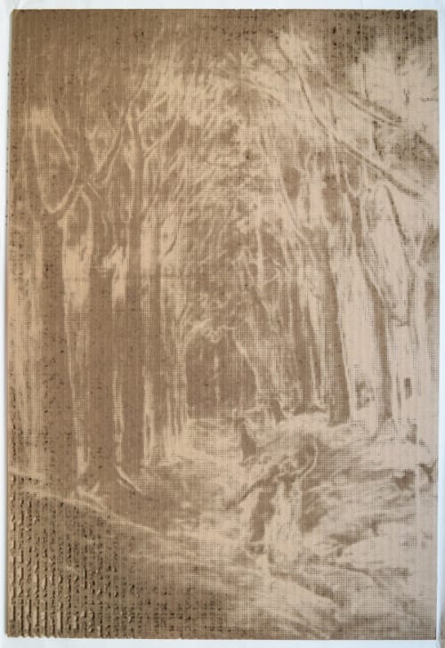 Untitled (After Hidalgo,  Grove of Trees, drawing)