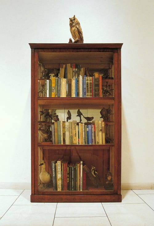 Bookcase for the Practical Ornithologist (for Rachel Carson)