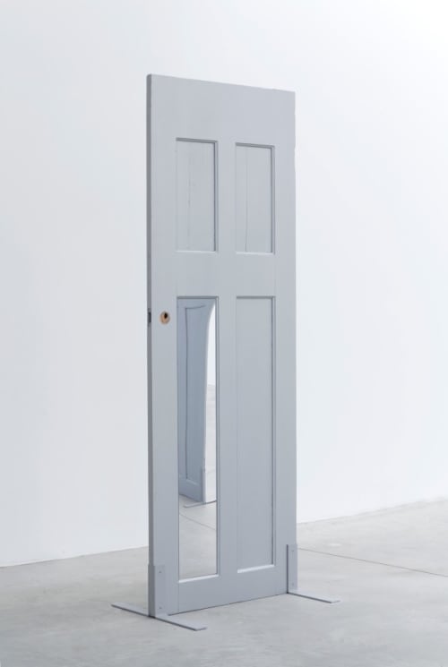 Single Silver Door