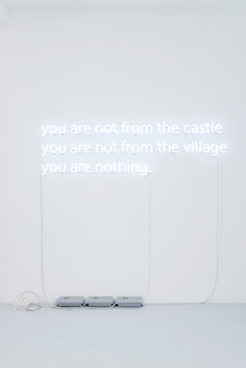 Untitled (You are not from the Castle, you are not from the village, you are nothing.)