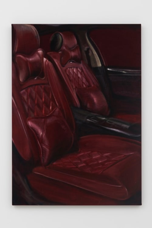 Blood Rugs / car interior