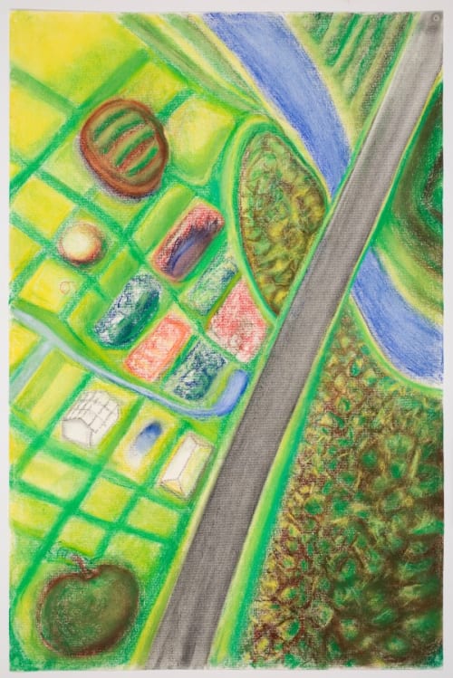 Aerial Pastel Landscape