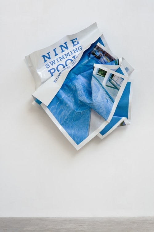 "Nine swimming pools and a broken glass (Ed Ruscha)"
