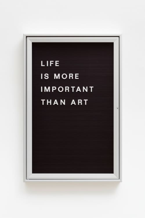 Untitled (Life is more...)