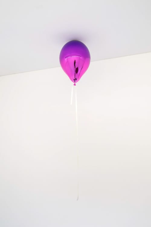 Dark Purple and Pink Mirror Balloon