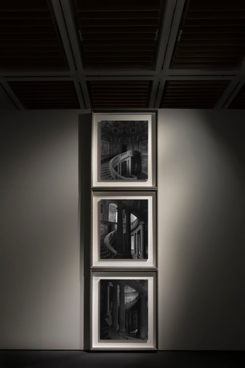 Staircase of Villa Farnese II (triptych)