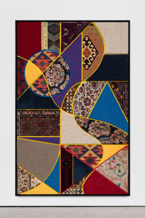 Social Fabric, yellow blue red
