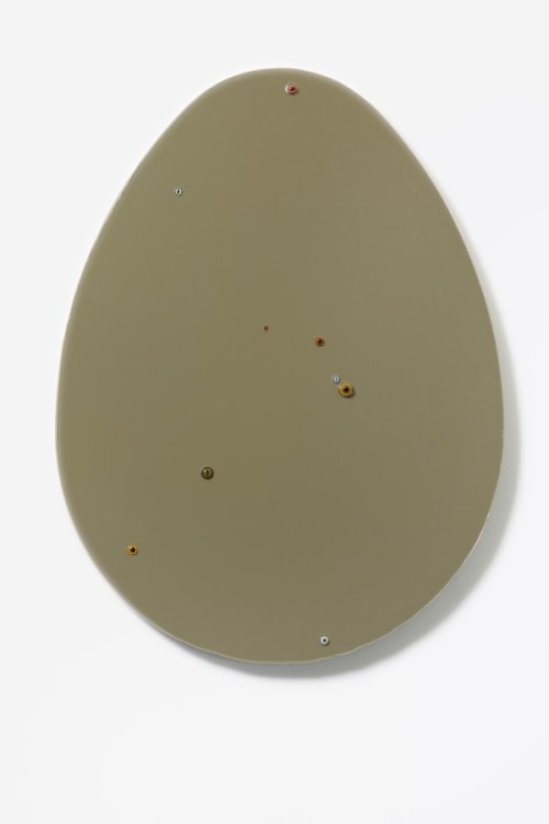 Untitled (egg / greenish-brown)