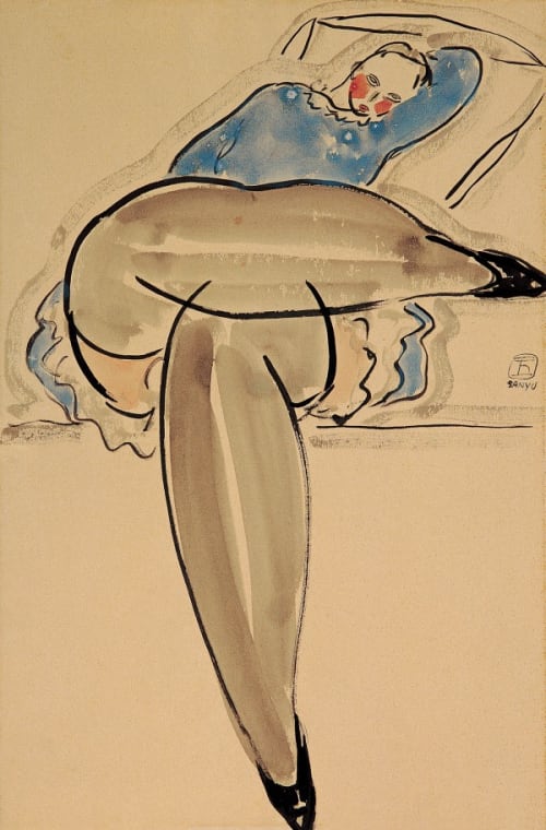 Resting girl