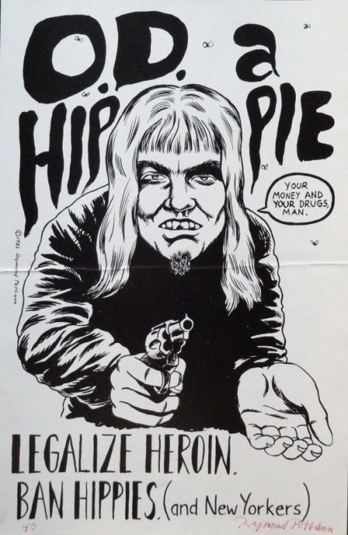 O.D. A Hippie / Legalize Heroin. Ban Hippies (and New Yorkers)
