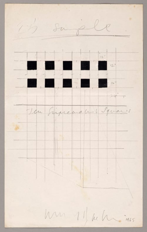 Ten Suprematist Squares (Paradoxes of the Absolute Zero)