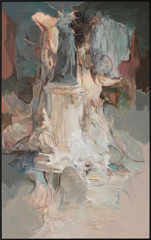 李昌龙/ Li Changlong 法国梧桐/ Phoenix Tree 2019 布面油画/ Oil on canvas