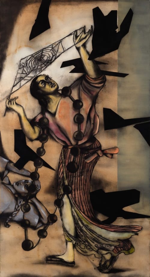 Arachne with Birds