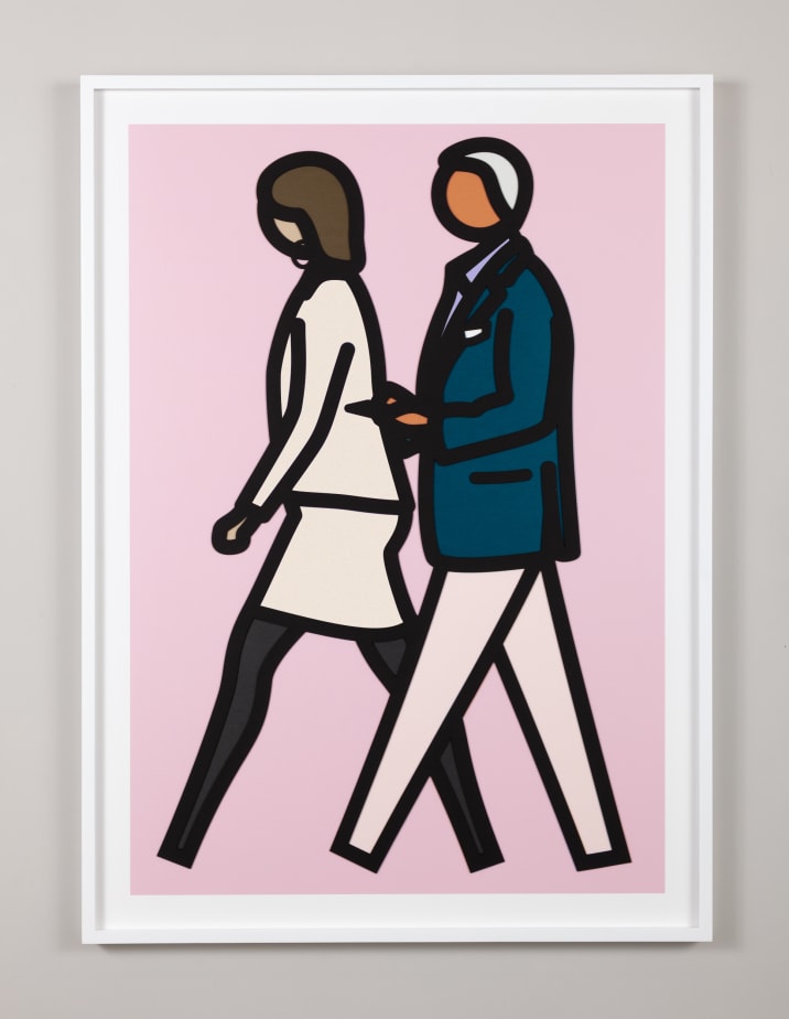 Julian Opie | Walking in Melbourne 1., 2018 | Art Basel