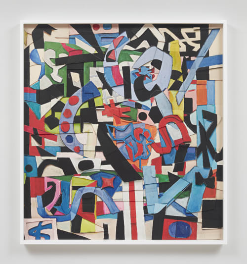 Vik Muniz | Half Mellow Pad, after Stuart Davis, Surfaces, 2019 | Art Basel