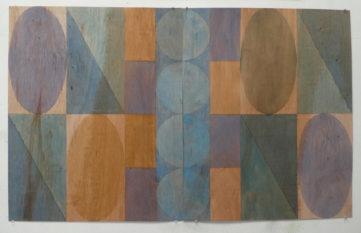 BEGIN BEING, diptych