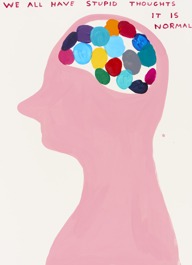 Untitled (We All Have Stupid Thoughts, It is Normal)