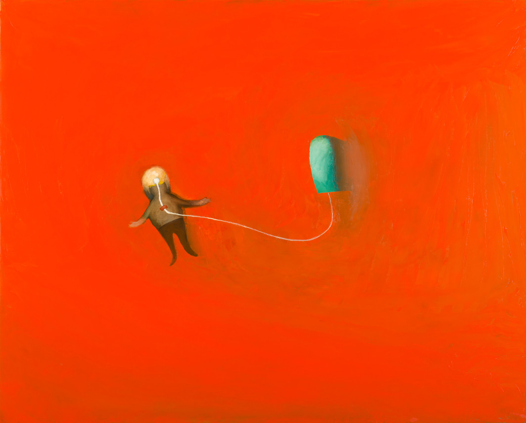 Paintings with No Texts #1 (A Man with Internal/External Problem)