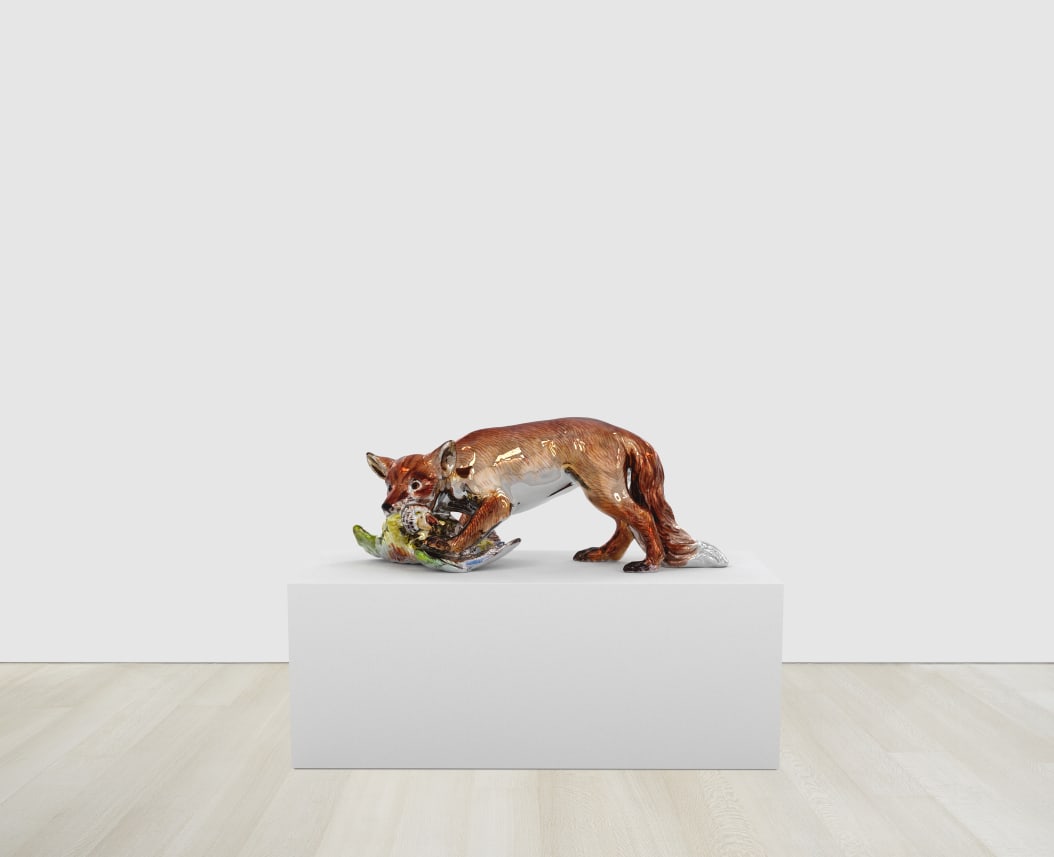 Fox with Bird