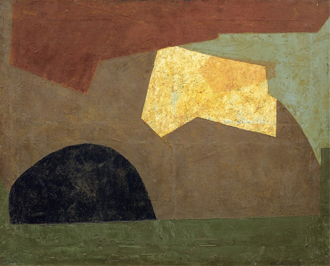 Composition à la forme noire