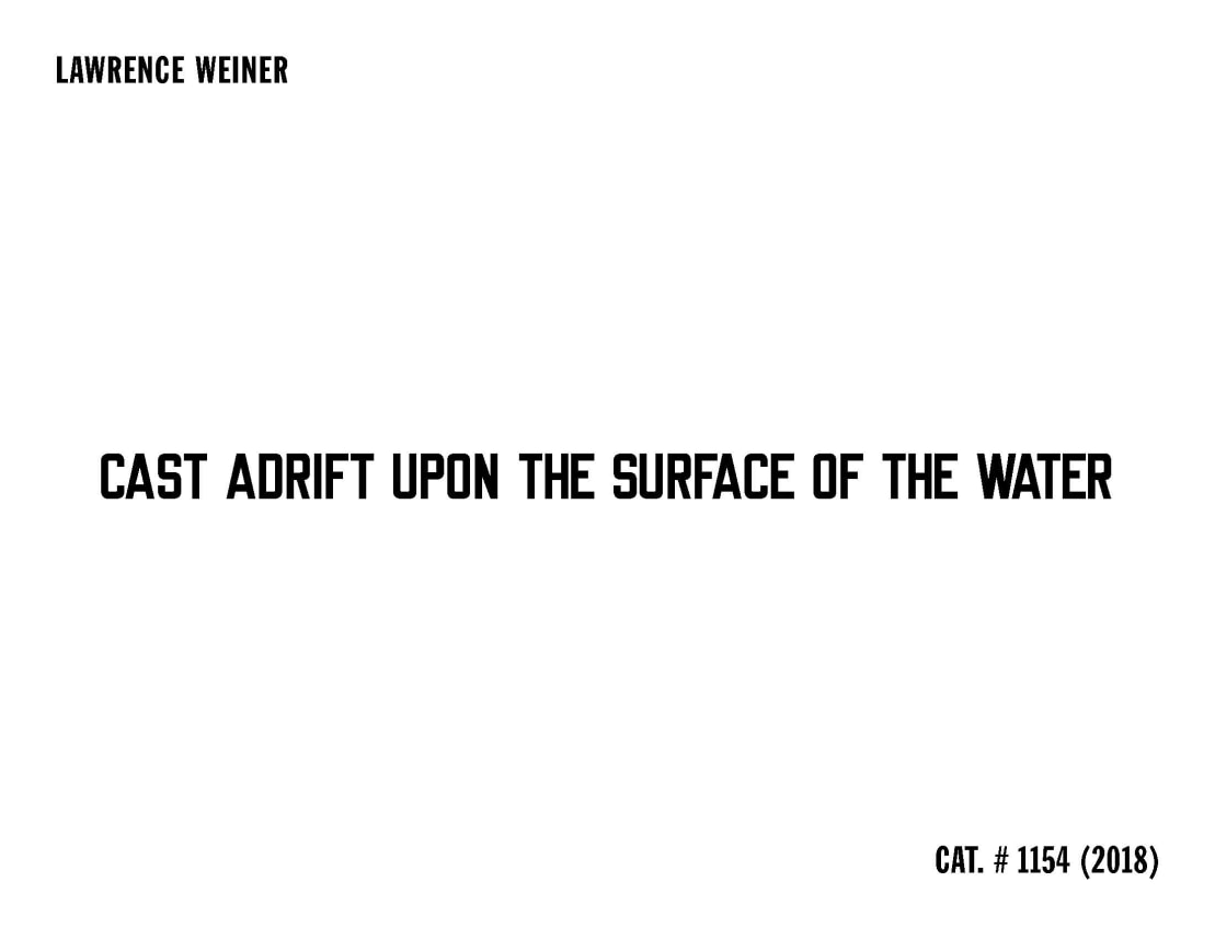 CAST ADRIFT UPON THE SURFACE OF THE WATER