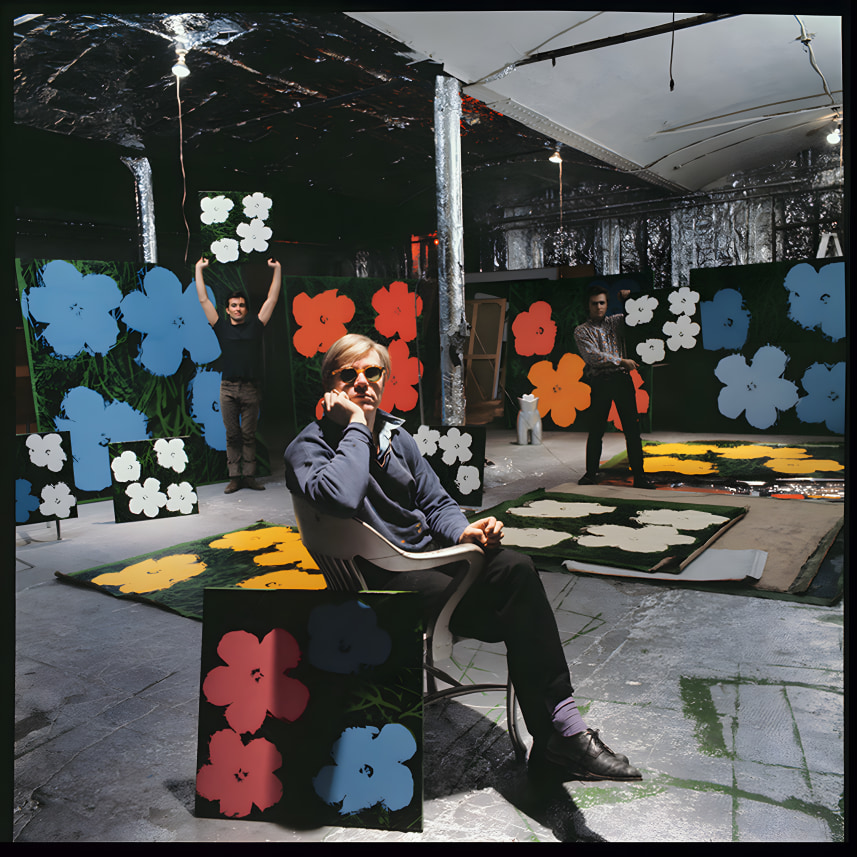 Andy Warhol, Gerard Malanga, Philip Fagan, New York