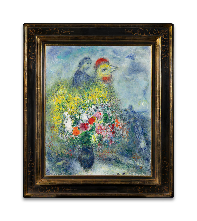 Le coq au bouquet