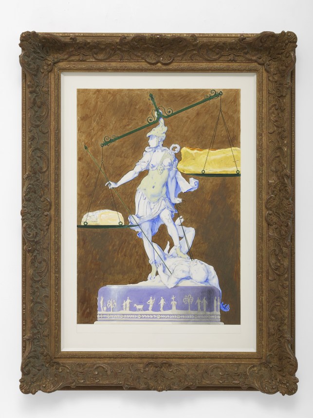Dairy Scales with Triumph of Minerva