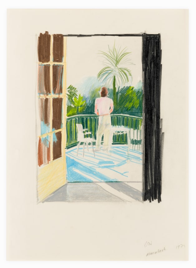 Peter on the balcony
