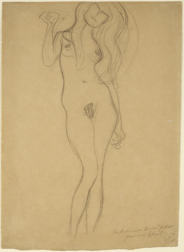 Standing Female Nude (Study for Veritas)