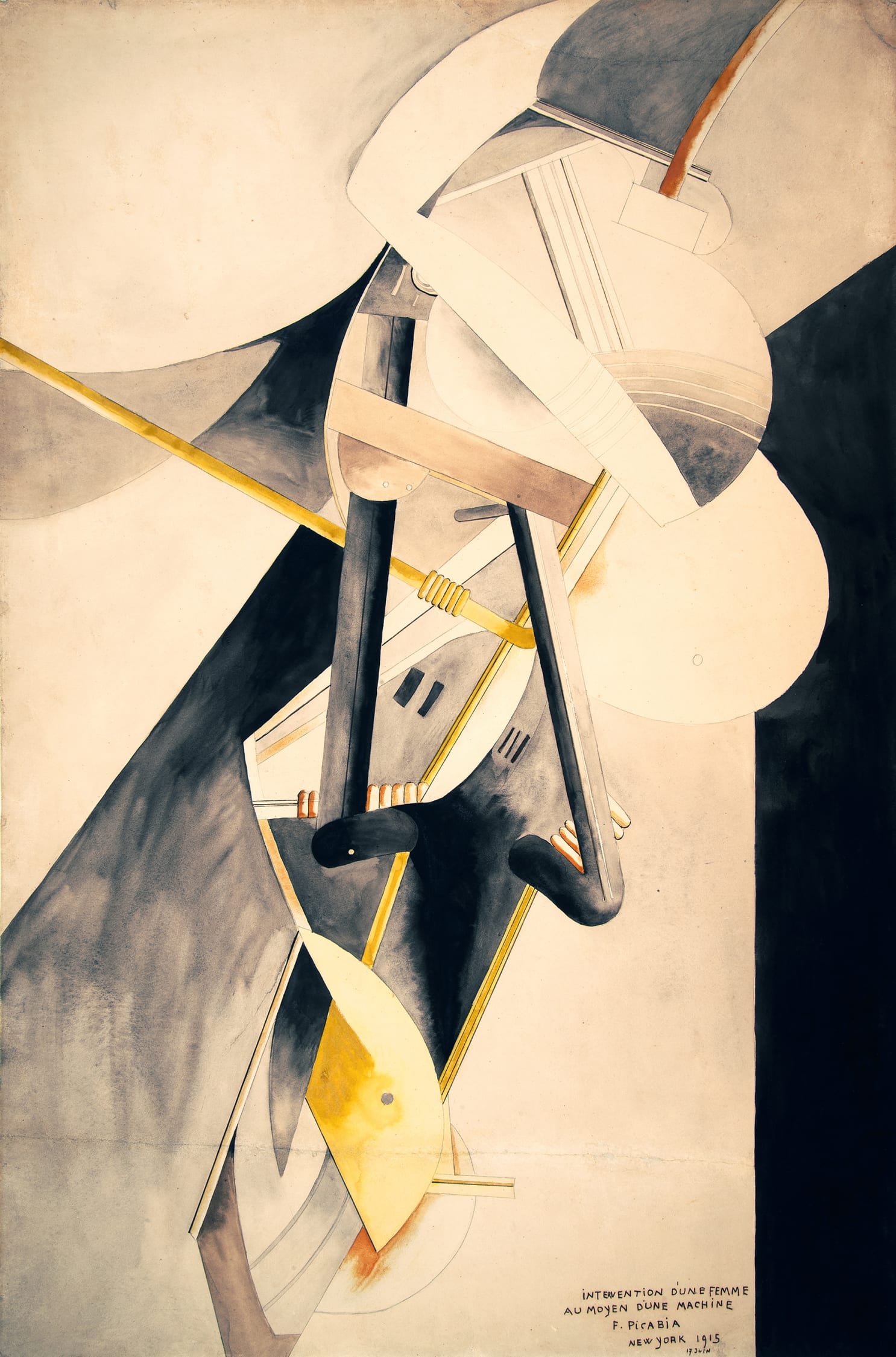 Intervention d’une femme au moyen d’une machine [Intervention of a Woman by Means of a Machine]